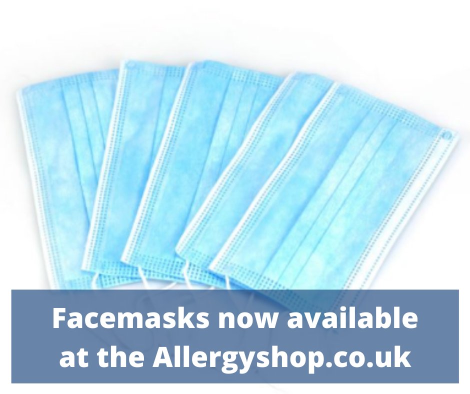 On Monday 15th June facemasks will become mandatory on public transport.

Our disposable 3-ply facemasks are ideal for wearing whilst shopping or travelling on public transport

Available in packs 50, order yours now from allergyshop.co.uk

#facemask #virus #family #allergy