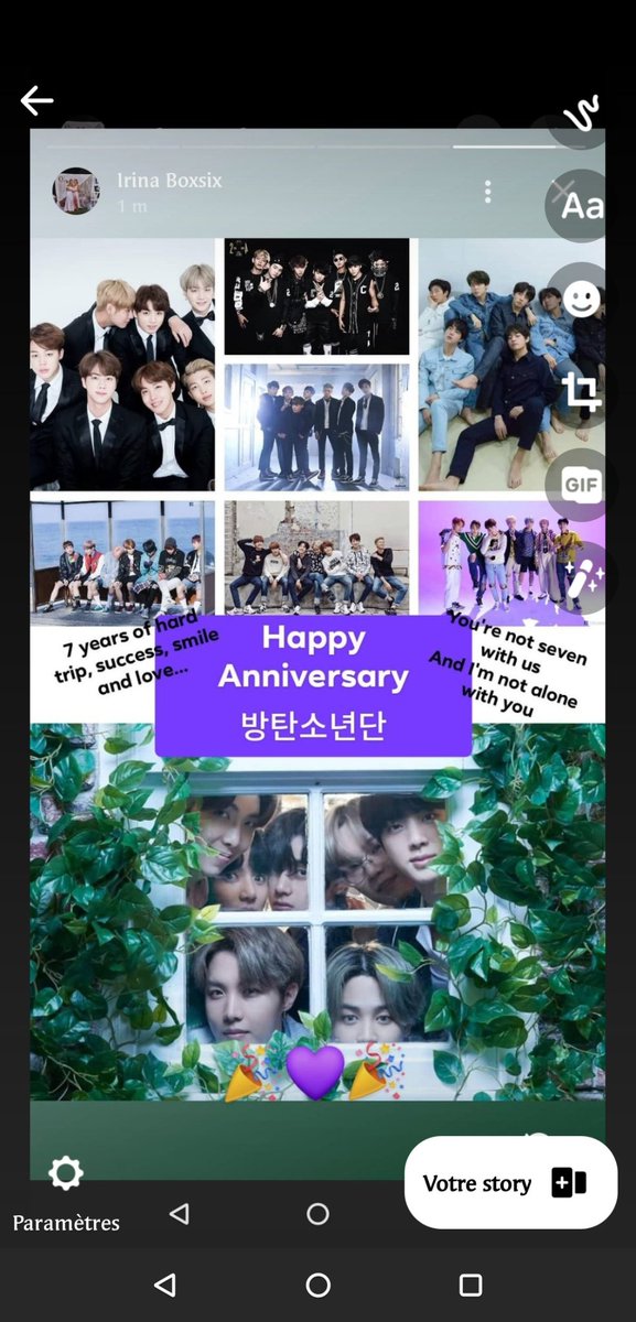 BxsxIrina's tweet photo. Proud to be an army
Proud to be part of this trip
Purple you / Borahae 💜🌈
7 years with 방탄소년단 🎉
#7ToEternityWithBTS  #방탄소년단 #bts #wearebulletproof #purple_land #surpriseforbts https://t.co/qNoja0evRU
