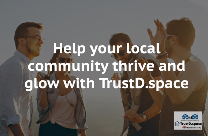 TrustD.space facilitates community members to connect with each other through event creation, skillshare, and knowledge exchange.

Sign in to learn more!

#communitybuilding #smallbusiness #supportlocal #torontoBIA #EventCreation #Skillshare