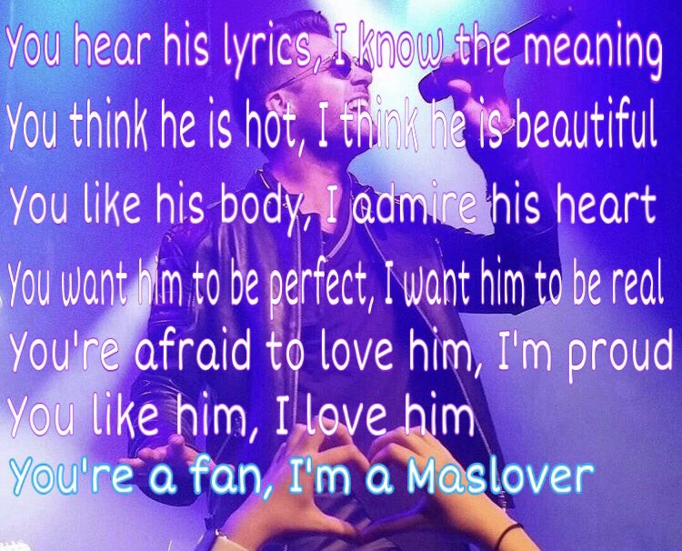 Maslover72's tweet photo. Just this edit for show to everyone what means to be a real #Malover ❤️
They are real words for showing than means be a @jamesmaslow’s fan (Maslover) and it’s showing at others who is here for him, his personality, his music so his human side and those here for his celebrity side https://t.co/L7Nim3RTM1