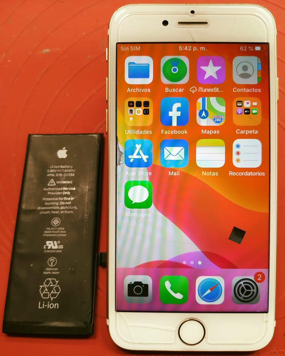 capifix's tweet photo. Cambio de bateria e ic de audio en #iphone7
#funcionando #comonuevo #iPhone #reparacion #móviles #ic #Badajoz https://t.co/iEM7f6vXGI