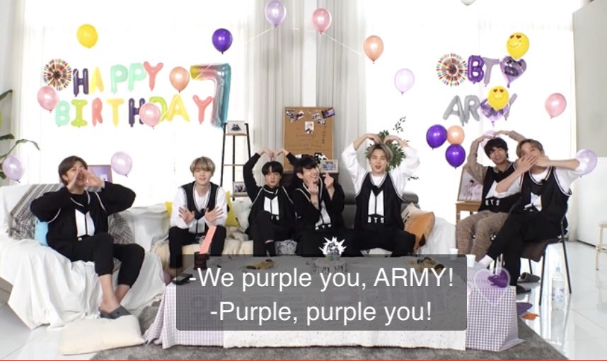 choi_bts2's tweet photo. Love their birthday party 🥳🎂Such a beautiful time, love their talks!! Purple You !!💜 #BTS #RM #JIN #SUGA #JHOPE #JIMIN #V #JK #BTSARMY @BTS_twt https://t.co/ceGe0CyGq4