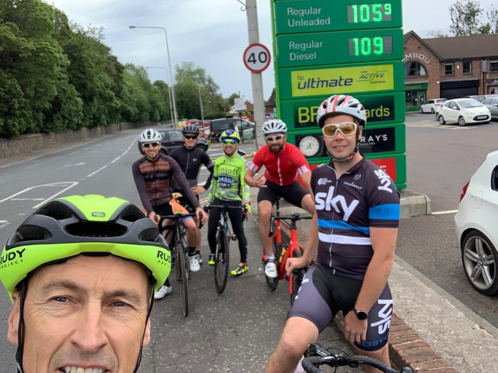 Out for our “replica TT Course lap” for the Manx Solidarity Fund. Fairplay to all the lads pictured who said yes straight away for a great cause. <a href="/McWill99/">Jeremy McWilliams</a> <a href="/weewizard34/">Alastair Seeley</a> <a href="/AndrewIrwin8/">Andrew Irwin</a> <a href="/jamiehamilton44/">Jamie</a> <a href="/SimonReid_15/">Simon Reid</a> . Thanks <a href="/ConrodIOM/">🇮🇲🇮🇲Conor Cummins🇮🇲🇮🇲</a> for invite

Donate at justgiving.com/fundraising/Pa…