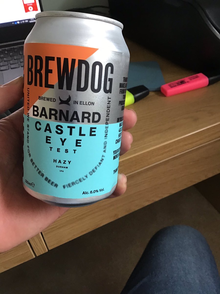 tonydcastle's tweet photo. Great beer to finish the working week with @Specsavers @BrewDog #bitlatetotheparty https://t.co/HkuHXVT3O9