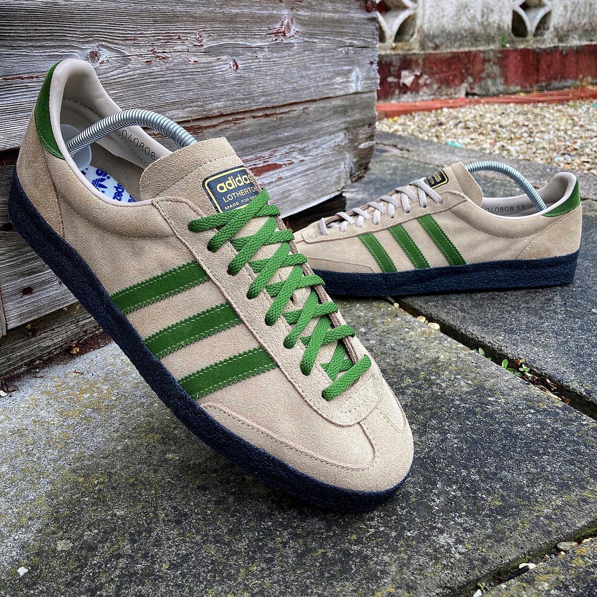 adidas green laces
