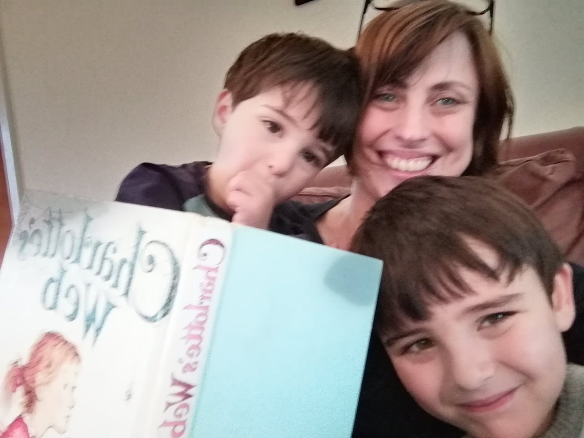 I dropped everything and read Charlotte's Web with Niall and Rory #roundhayreadingweek <a href="/RSch_Year1/">Roundhay Year One</a> <a href="/RhayPrimaryHead/">Roundhay Primary Head</a>