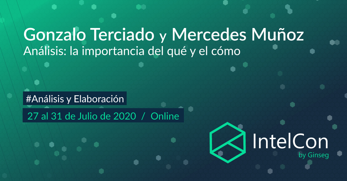 Confirmamos la participación de <a href="/osint3r/">𝑪𝒊𝒃𝒆𝒓𝒊𝒏𝒕𝒆𝒍𝒊𝒈𝒆𝒏𝒄𝒊𝒂</a> y <a href="/mikiminoru/">Mercedes Muñoz (M)</a>, expertos de <a href="/ZerolynxOficial/">Zerolynx</a> y colaboradores de <a href="/fluproject/">Flu Project</a>, en el congreso #IntelCon

Juntos desgranarán diversas #técnicas de #análisis para transformar datos e información en bruto en un producto de #ciberinteligencia