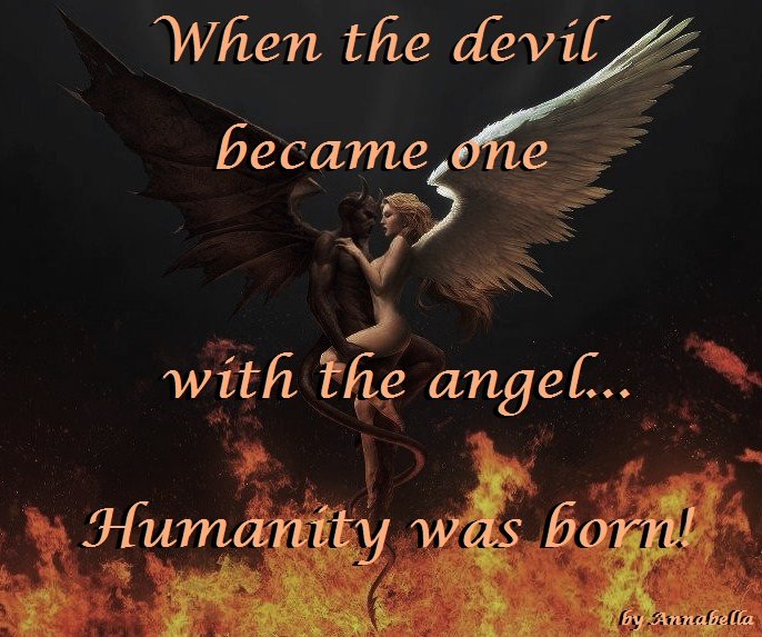 @MirkoAlivernini Anche io amo questo tipo di immagini..ultimamente ho postato questa:'ama come un angelo,pecca come un diavolo..'