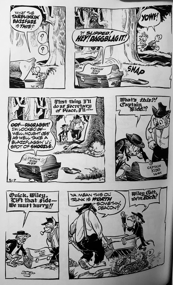 Pogo: Romances Recaptured by Walt Kelly - Still steadily going through my collection. This one has some good moments in it, not as strong as the ones in Pogo Re-Runs but still good.