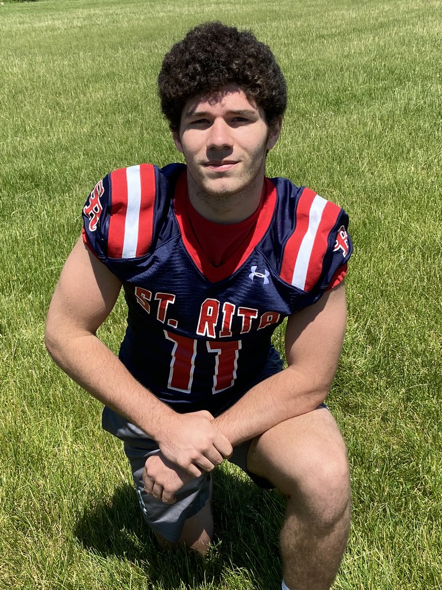2021 linebacker Mike Gaughan is a 6‘1“ 210 with exceptional football instincts. The Chicago Saint Rita first team all-stater is a tackling machine with Big Ten ability.<a href="/michaelg1311/">Michael Gaughan</a> 4.2 student. Very impressive Junior film. Big-time Prospect