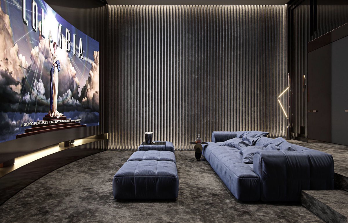 INTERIORPORN1's tweet photo. Look at the bathroom &amp; in-door theatre room.. wow 😍 https://t.co/B4LvtkYOHT