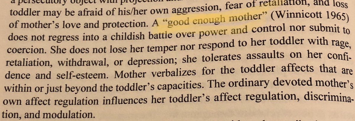 "الأمومة الكافية"هي ما يحتاجه الطفل لينمو بإستقرار عاطفي وليتمتع كبالغ بصحة نفسية جيدة كما يرى وينيك...