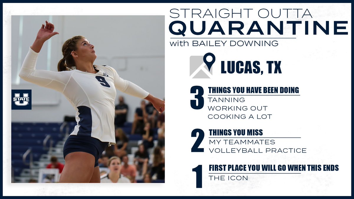 USUAthletics's tweet photo. Catching up with @bailey_downing as we head into the weekend! 

#AggiesAllTheWay https://t.co/ib4ctajPEr