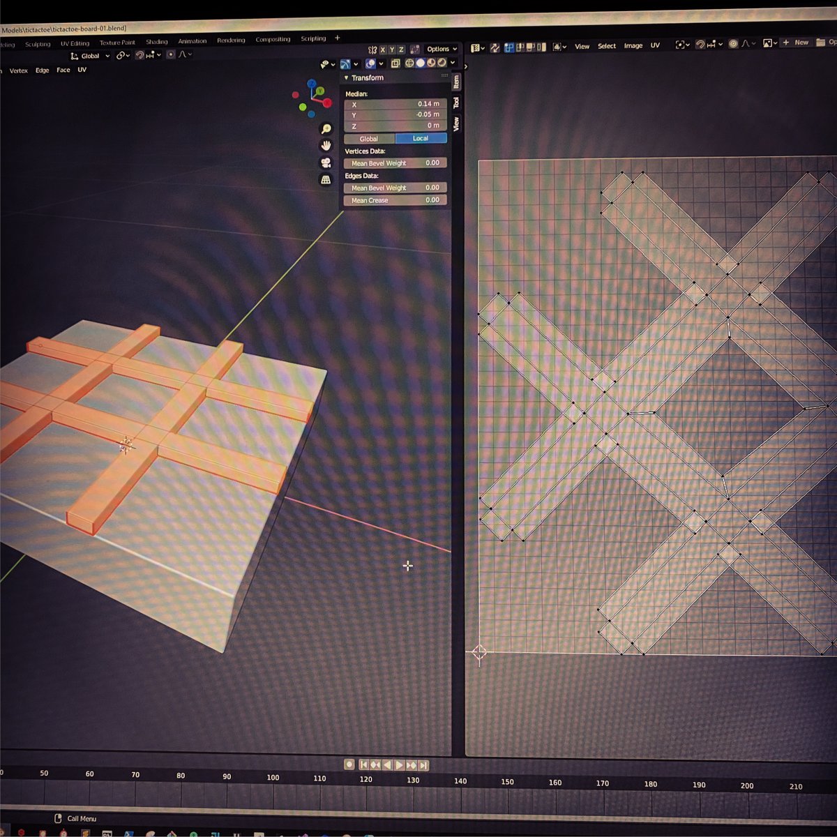 Sometimes, #UVUnwrapping a simple object takes longer that you'd expect! So count your #vertices and merge them before you #unwrap! (Designing a new #board for a new #boardgame item) #blender3d #boardgames #vr 
store.steampowered.com/app/728110/