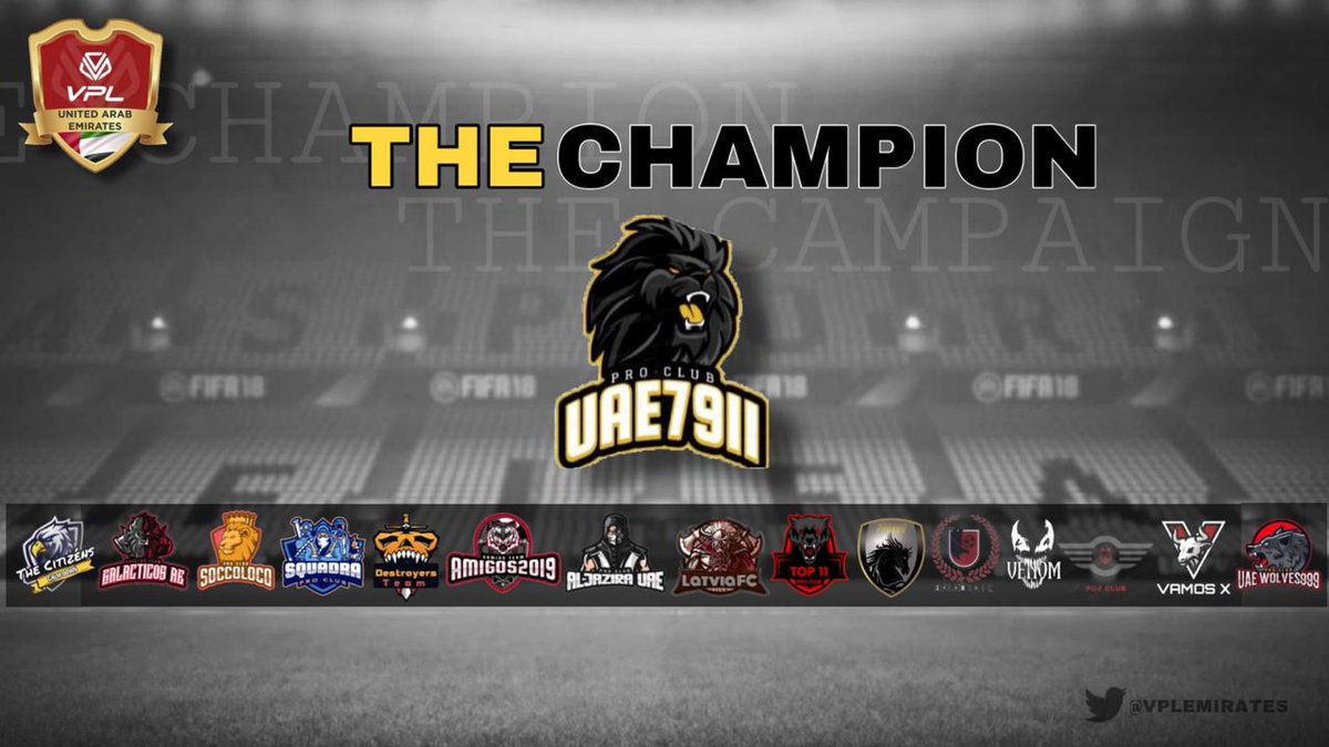 الفائز ببطولة كأس الإمارات للتحدي  VPL التنشيطية للبروكلوب.
الف مبروك يا أبطال 🏆 
 
<a href="/uae79ii/">UAE79ii</a> 🥇

وشكرا لجميع المشاركين وحظ اوفر في البطولات القادمة 

#كأس_الإمارات_للتحديVPL
#برو_كلوب #بروكلوب