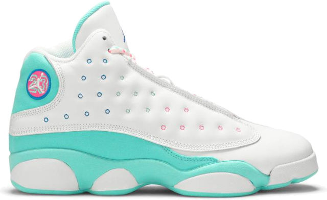 jordan 13 aqua and pink