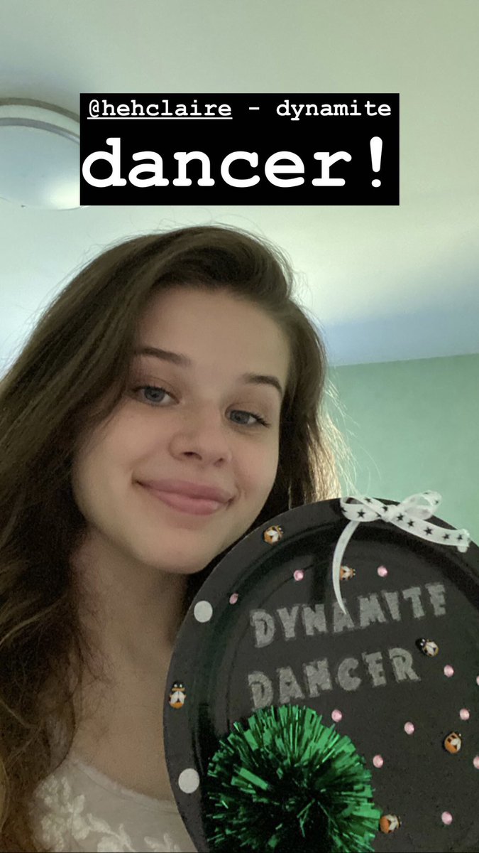 damascuspoms's tweet photo. Juniors - Claire Heh received the “Dynamite Dancer” award because she has improved so much this season and always performs 100%. Hailey Mclivane received the “Worker Bee” award because she works hard inside and outside of the dance room to be the best she can be! https://t.co/yDsrHOAxY5