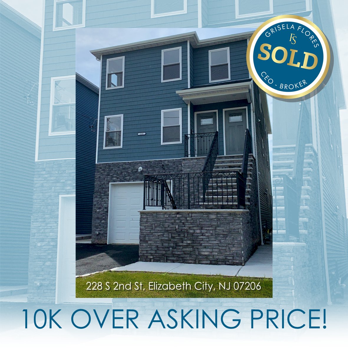 #JustSOLD with $10k #OverAskingPrice🔥💲 And another one just SOLD‼️ These properties are selling as soon as they hit the market‼️
🏡228 S 2nd St, Elizabeth City, NJ

Eight properties have already been SOLD! Only 15 left! Call us now: ☎️ 908-445-5339