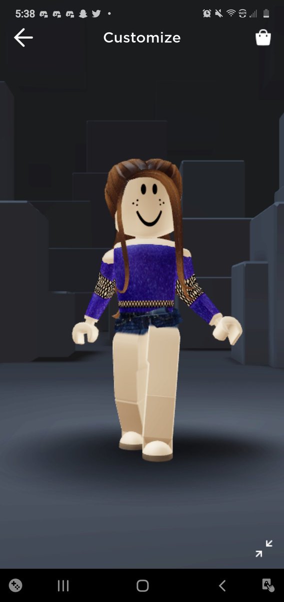 Galaxy Crop Top Roblox Template