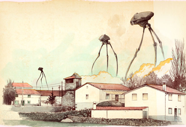 CRCiencia's tweet image. Soldados imperiales en la plaza del pueblo ow.ly/gaAj30qP9I8 via @YorokobuMag #CienciaFiccion #Arte