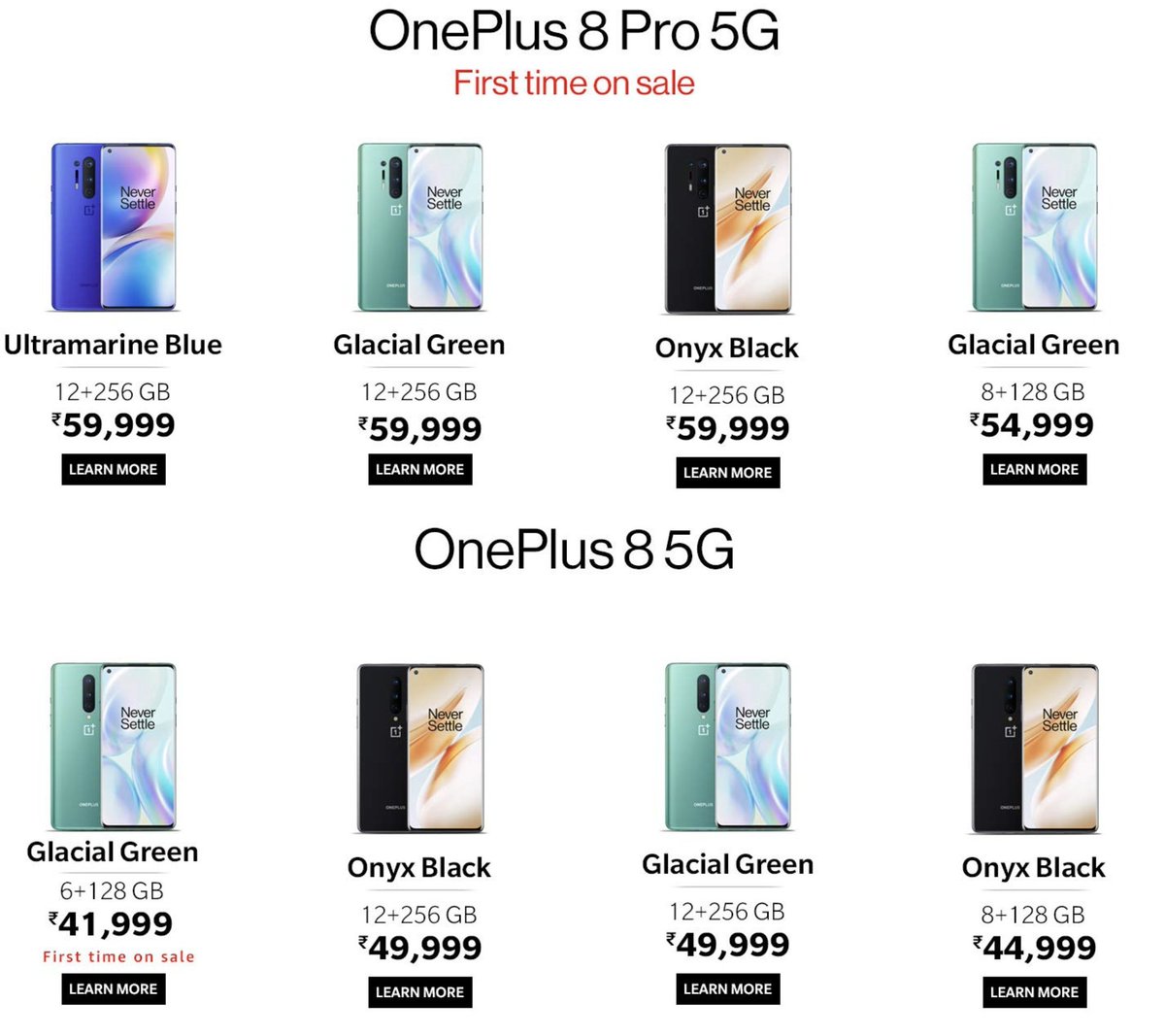 OnePlusClub's tweet image. These are the #OnePlus8Series 5G variant which will be on sale through Amazon on June 15th!

#OnePlus8Pro #OnePlus8