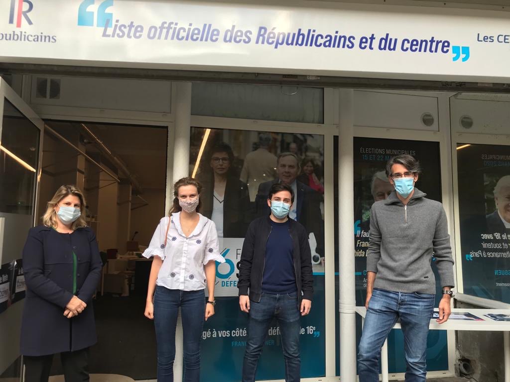 ChloeChouks's tweet photo. L’équipe @LR75_16 est toujours mobilisée jusqu’au second tour le 28 mars pour faire gagner @fszpiner ! Nous sommes à l’écoute des habitants de l’arrondissement dans notre permanence avec @Jeremy_Redler @SBoelle @JulienGdj #DatiPourParis #JeVoteSzpiner https://t.co/mh9lwQ8WeO