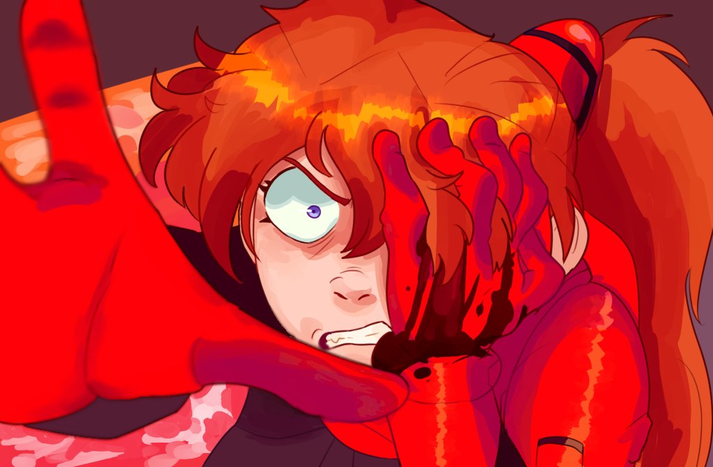 horrifichymns's tweet photo. asuka redraw from one of my fave evangelion scenes.. #neongenesisevangelion #asukaredraw https://t.co/DPwyqjta1y
