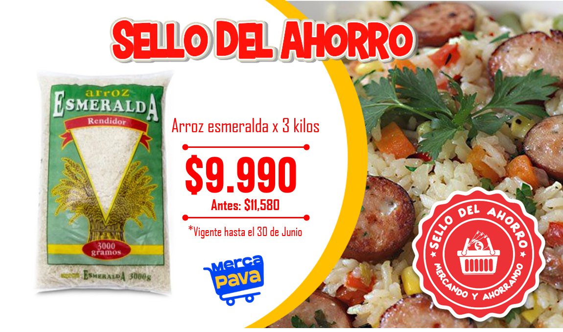 Mercapava's tweet photo. 😋El infaltable de la cocina esta en nuestro #SelloDelAhorro 🔴 #Mercapava y sus mejores Ofertas👀 Busca nuestros productos marcados❗️ Pide tu Oferta 300 9121303☎️ https://t.co/ONhDD7fczA