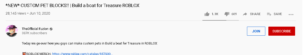 Tanookialex On Twitter Ouchh - fuzion roblox build a boat for treasure
