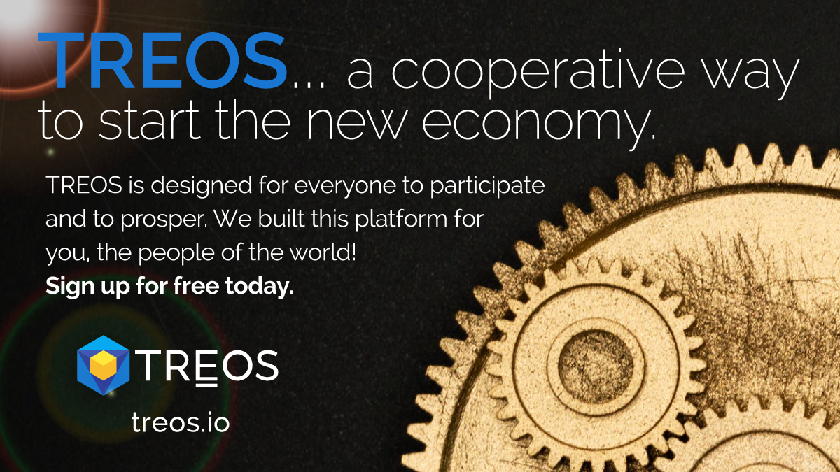 People around the world are using #TREOS – an online marketplace and a way we can all work together. The time for a new economy is here.

#PeoplesPlatform #PeoplesMarketplace #StableToken $TRO $BNB $BTC $EOS