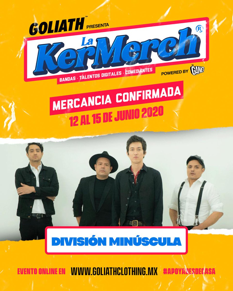 DivisionOficial's tweet image. Amigos, a partir de hoy y hasta el 15 de Junio tendremos a la venta playeras exclusivas en #LaKermerch así que corre a comprar las tuyas, antes de que se terminen.

goliathclothing.mx/divisionminusc…

#ApoyoDesdeCasa