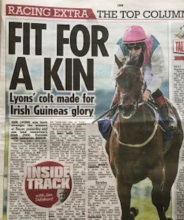 JimDelahunt's tweet photo. Yesterday's Inside Track column @scotsunsport. Might have written about him a few times during racing's time away as well. Superstar Siskin. #siskin #gerlyons https://t.co/jUIgHyghm3