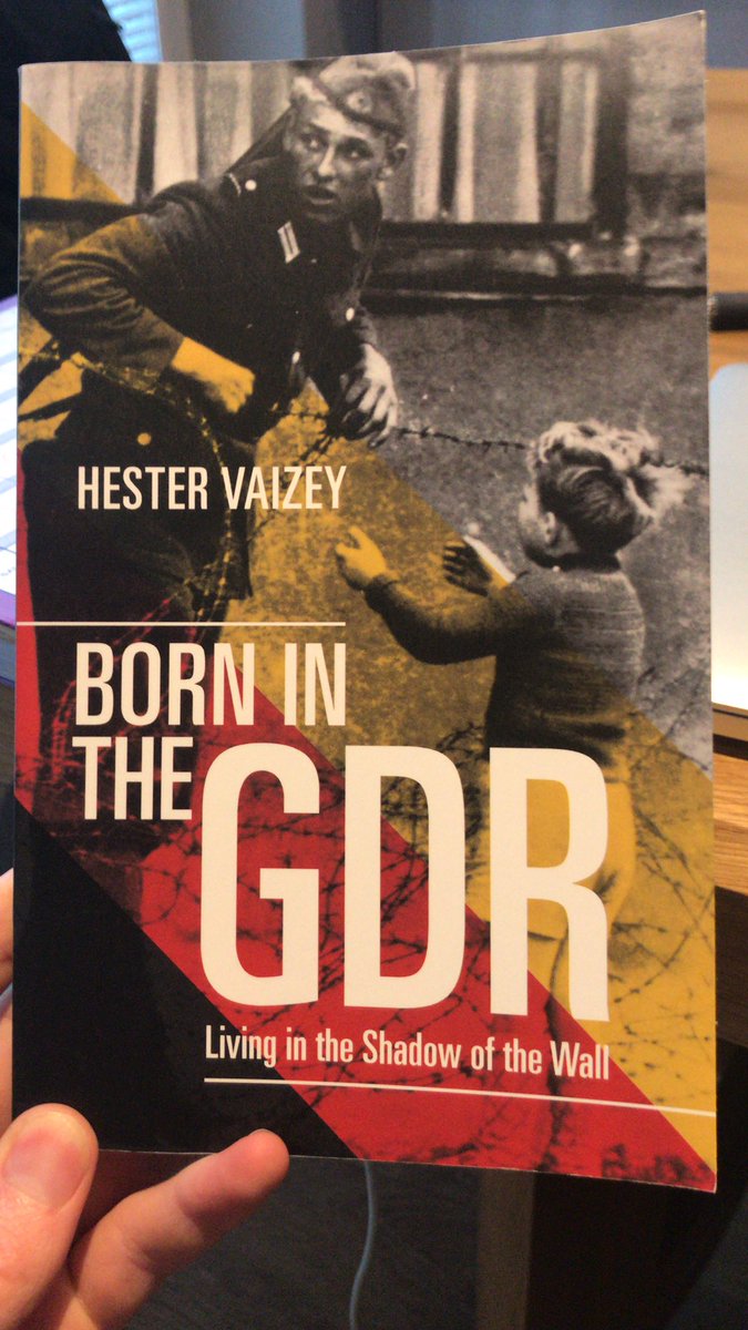 #LockdownReading 14- @HesterVaizey interviews 8 people about living through the end of the GDR. To some a Stasiland, to others the home of actually existing socialism, what it was like to live in, and to see it slip away into a United Germany, is actually way more complicated.