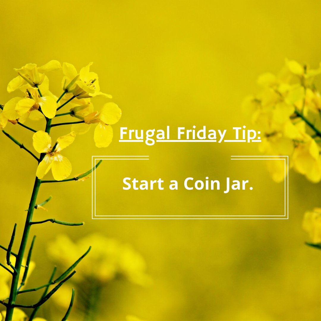 TheRedlandApts's tweet photo. Start a coin jar for all of your loose coins. Once the jar is full, you can cash them in at a coin machine or deposit them with you bank! :) #SAVINGS #MoneyManagement #COINS #RICH #FrugalFriday https://t.co/mtnv42pQHD