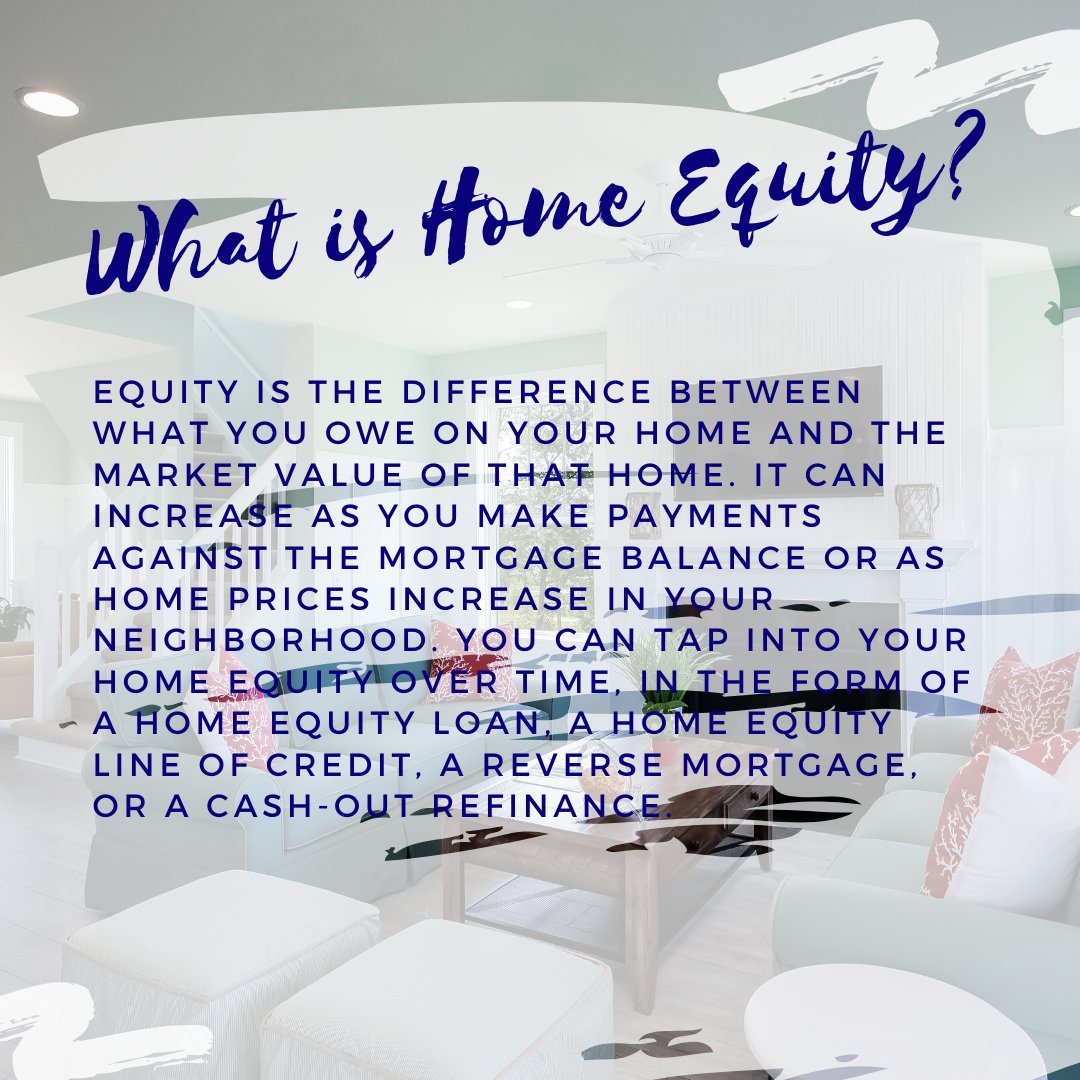 nwmcorp's tweet image. What is Home Equity? 

#HomeEquity
#BuildHomeEquity
#HomeOwner
#MortgageBroker
#LoanOfficer
#HomeFinancing
#HomeEquityLoan
#LineOfCredit
#ReverseMortgage
#CashOutRefinance
#Refinance
#HomeLoan