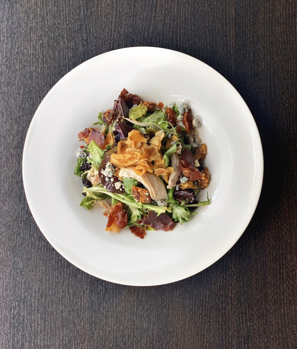 SocialeChi's tweet photo. FIELD GREENS for the perfect fuel.
Wood Roasted Chicken Salad: mixed greens, dried cherries, blue cheese, walnuts, prosciutto, sunchoke chips, onion, white balsamic. @OpenTable #GoodEatsGroup #SocialeChicago #Chicago #SouthLoop #PatioAvailable https://t.co/RIg4omTkNZ