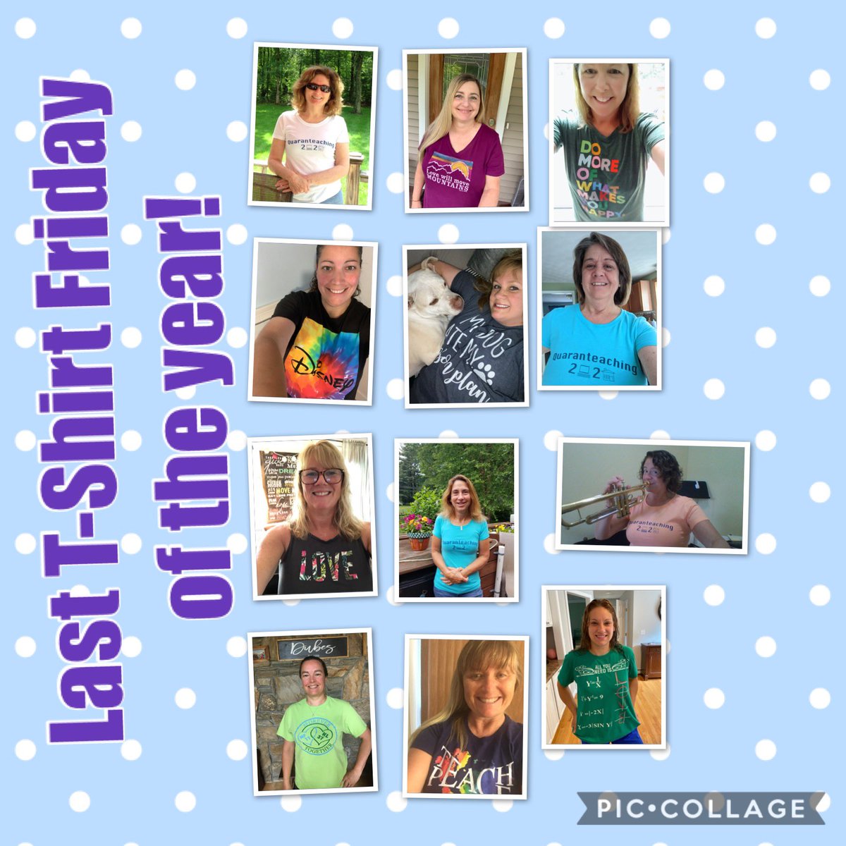 It’s our last #TshirtFriday of the year😀 We are sticking together while staying safely apart 💙<a href="/KatePreil/">Kate Preil</a> <a href="/SuperKBRMS/">Karen Discuillo</a> @JenniferDeFeo <a href="/chorusorchestra/">Andrea Theroux</a> <a href="/CKanaczet/">Colleen Kanaczet</a> <a href="/BRMSbandrocks/">jenny collins</a> <a href="/DubeSciTeach/">Christina Dube</a> <a href="/mrschadsroom/">mrschadsroom</a> <a href="/MrsCoutureMath/">Donna Couture</a> <a href="/BRMSrocks/">BRMSrocks</a> <a href="/savastano_linda/">Linda Savastano</a>