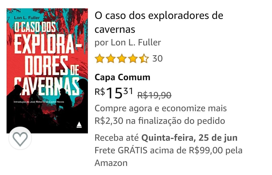 PromocoesPA's tweet image. 📚 BTS (R$ 15,29): amzn.to/2Au1Lln

📚 O caso dos exploradores de cavernas (R$ 13,01): amzn.to/2XUYh46