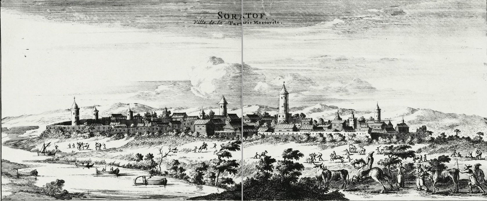Крепость Саратов 1590 год
