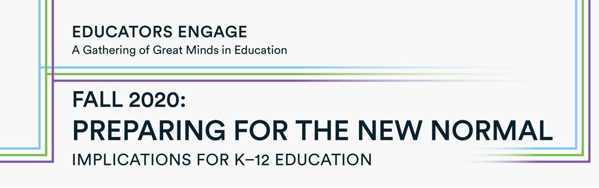 GreatMindsEd's tweet photo. Join us next week on June 18 at 4 p.m. EST, for the second roundtable of our #educatorsengage series. "Preparing for the New Normal” will include discussions regarding possible scenarios for school operation &amp; continuous learning resources. Register here: https://t.co/1odG1lZ1Nv https://t.co/JBF6IOq9ci