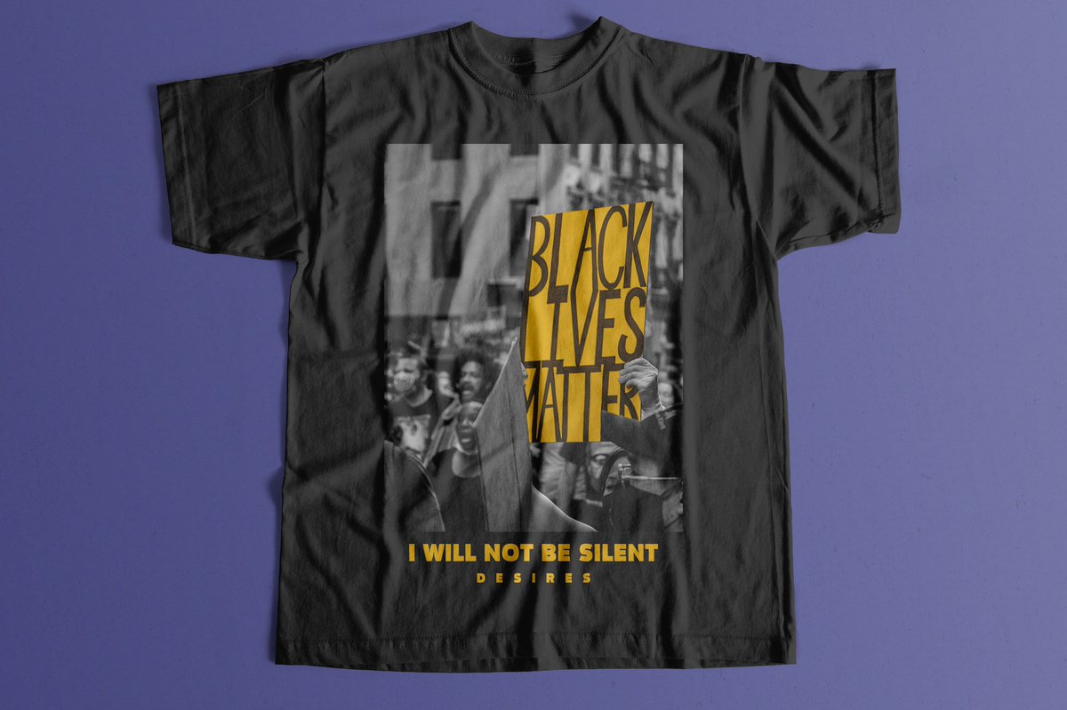 WeAreDesires's tweet photo. Silence = Violence. 
As allies, we must use our voices and our platform to support the equal rights revolution. All proceeds from this shirt will go to the NAACP Legal Defense and Education Fund. 

#BLM

Available for one week. 
https://t.co/1i5x6s8Jei https://t.co/1i5x6s8Jei https://t.co/yDWPHNlslV