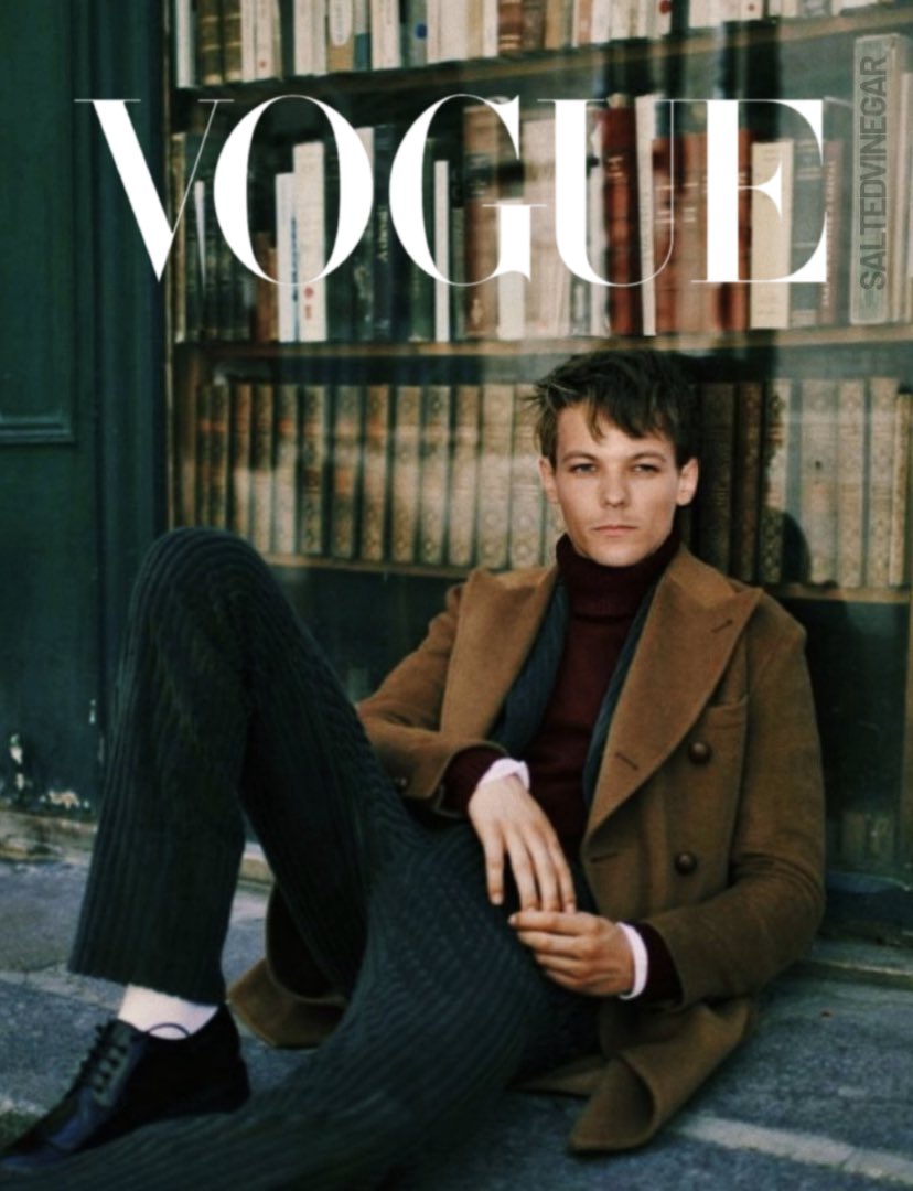 b🍄 on X: louis tomlinson as the cover of vogue magazine: a thread   / X