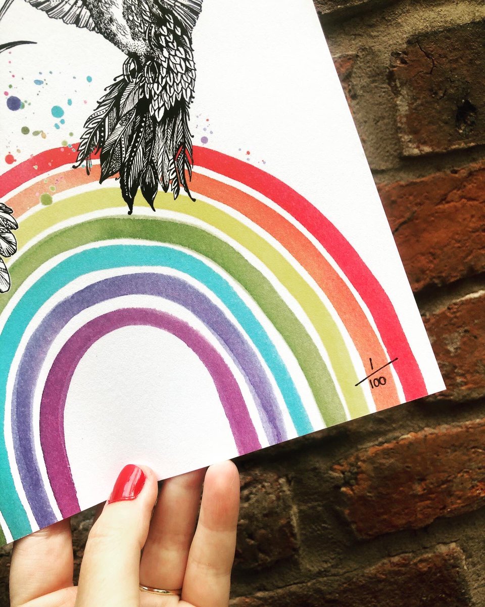 InkIncDesign's tweet image. Join us over on Instagram for the #mcdcpopup event @ManchesterCraft ❤️ We have this beautiful A4 print for sale, with a £10 donation from each sale going to the incredible @TrussellTrust 🌈❤️