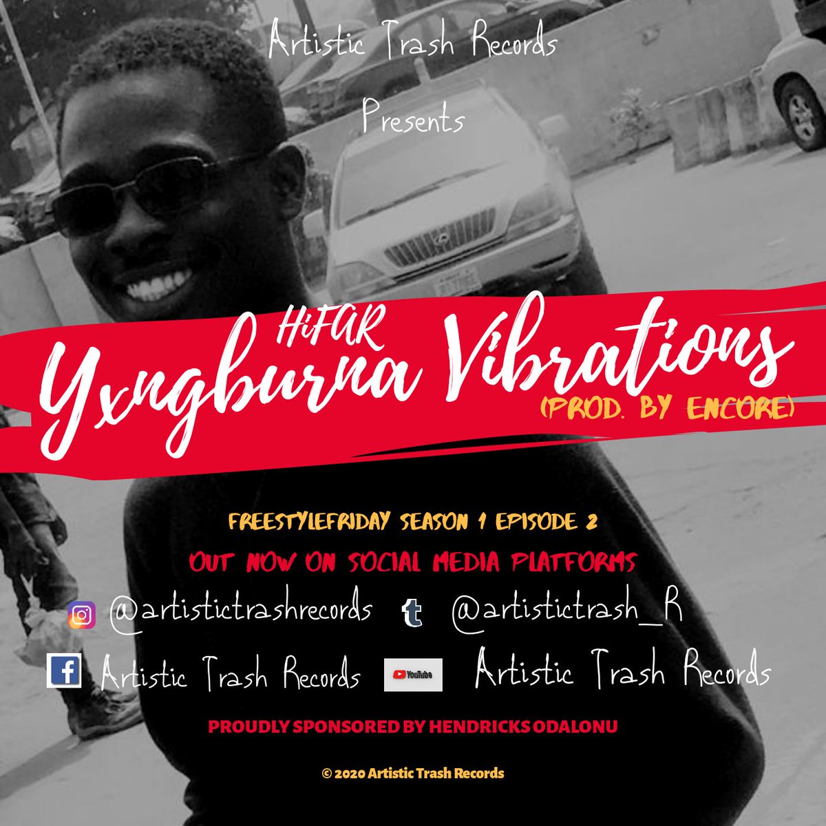 artistictrash_R's tweet photo. Artistic Trash Records Proudly Presents #FREESTYLEFRIDAYS1E02🎉🎉🎈
#HiFAR returns with a brand new #FREESTYLE titled “YxngBurna Vibrations.” The new freestyle serves as a #followup to the previous episode in the #FreestyleFriday series titled “Mary Jane." https://t.co/T6hjU5m9vc