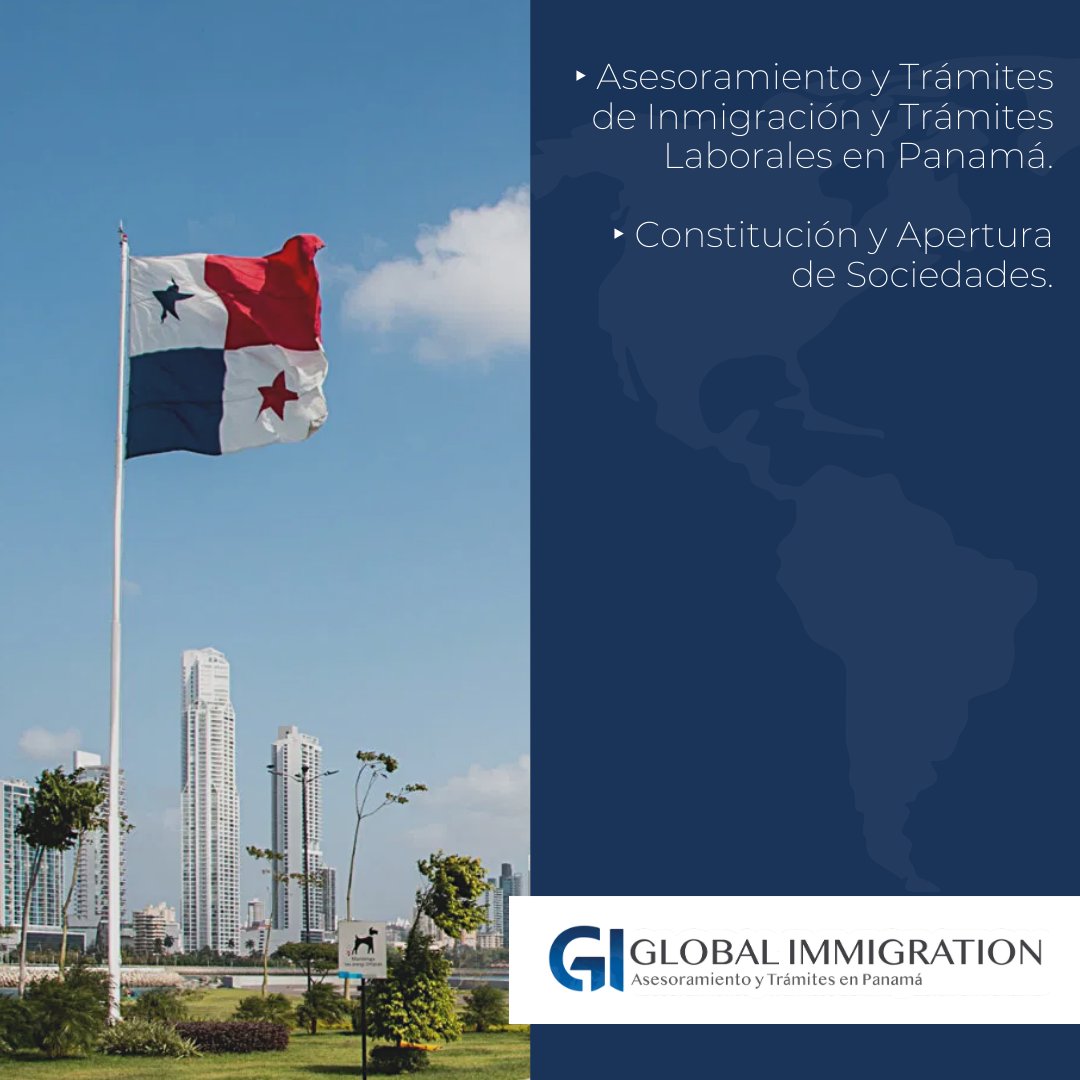 GlobalimmPty's tweet photo. 🇵🇦 GLOBAL IMMIGRATION PANAMÁ
‣ Asesoramiento, Trámites Migratorios y Permiso de Trabajo en Panamá.
‣ Constitución y Apertura de Sociedades.
✆6226-4610
‣Estamos ubicados en la Ciudad de Panamá.

#globalimmigrationpanama #migracionpanama #tramitesmigratorios #permisodetrabajo https://t.co/bohEJ6oWku