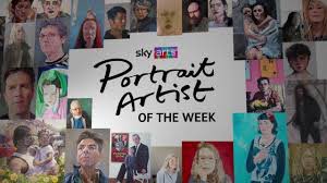 Proud to see Marnies art on TV tonight! Only @ 20 out of over 2000 entries were featured!  She loves @noelfielding11    #PAOTW   😊👏🏻👏🏻❤️      @Alan_Measles @Philippa_Perry PortraitArtistOfTheWeek