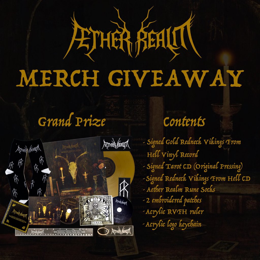 Hey yall! We've got so much merch floating around, we just can't seem to get rid of it. So we're going to give it away! (1/?)