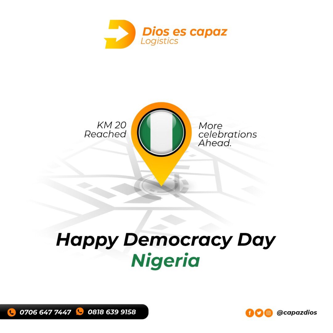 CapazDios's tweet photo. Happy Democracy Day 🇳🇬 .

We pray for peace and Stability in our Nation 
#DemocracyDay2020 https://t.co/gLzDxhmyoP