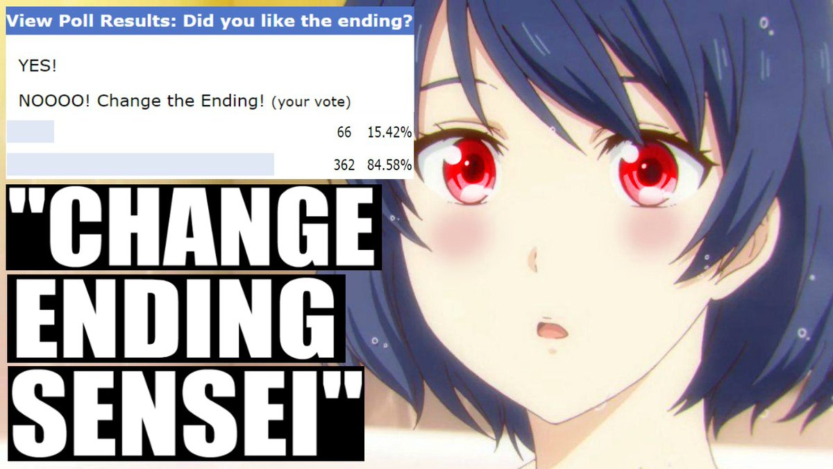 HeroHei on X: Fanatics make MyAnimeList poll DEMANDING Mangaka of Domestic  Girlfriend change the ending    / X