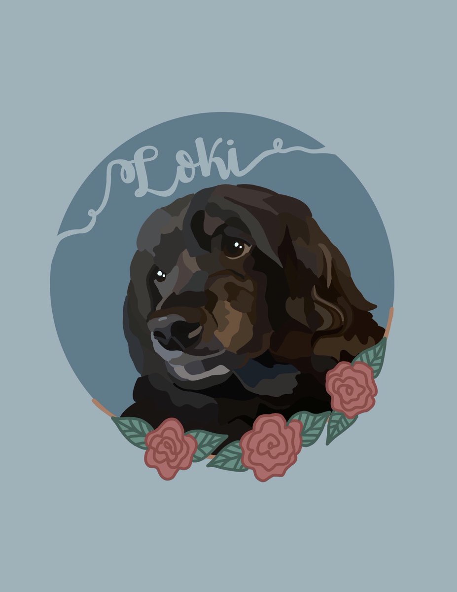 ifyouspeakl0ve's tweet photo. i’m broke as heck. digital pet portraits are $15 a pet if u want one!! dm meeeeee :) https://t.co/2BJXRTGb0s